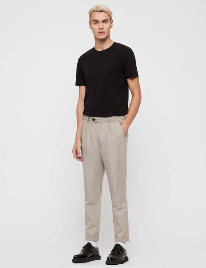 DRAYSON CROPPED SLIM TROUSERS