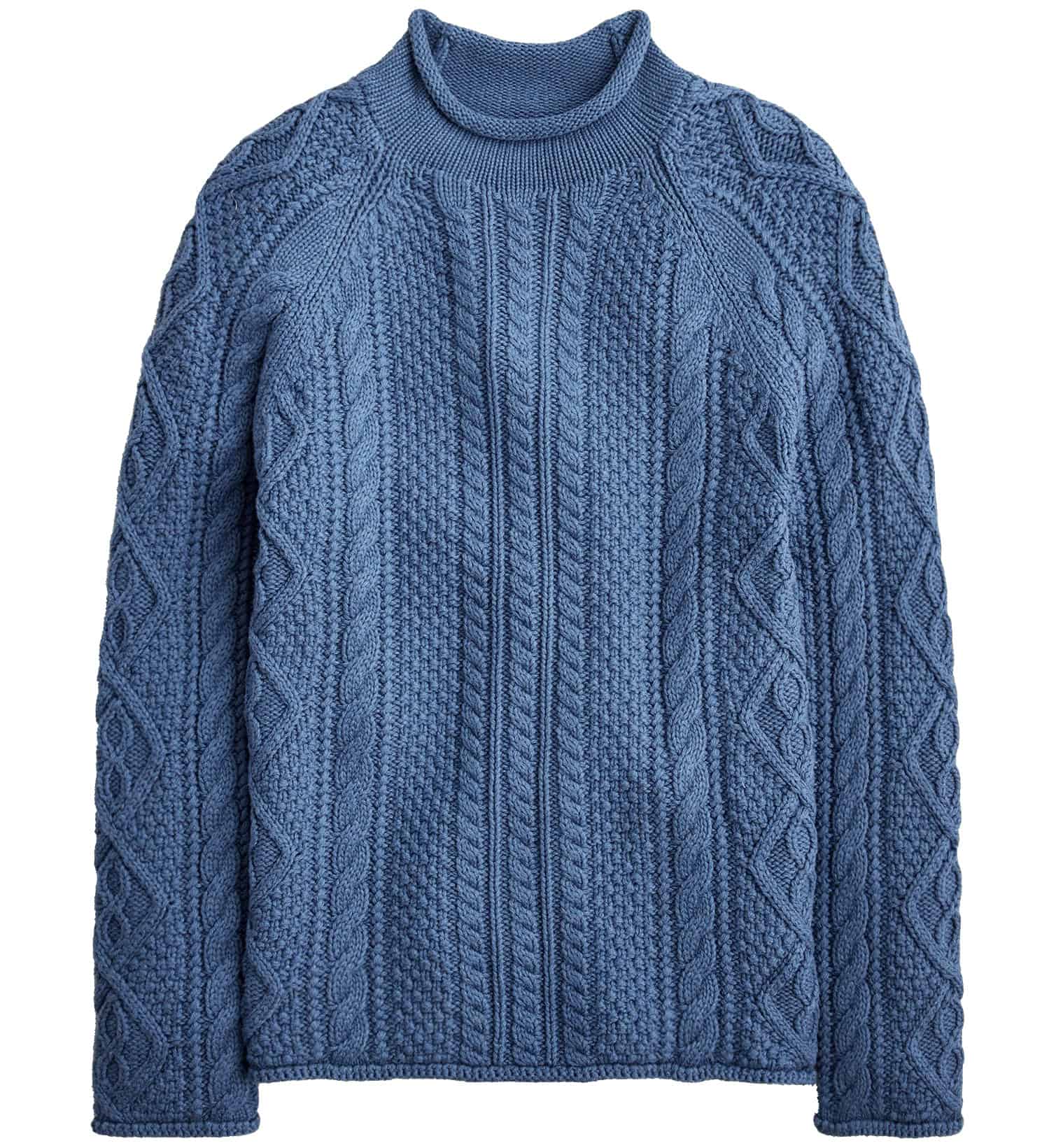 J. Crew Cotton Cable-Knit Rollneck™ Sweater