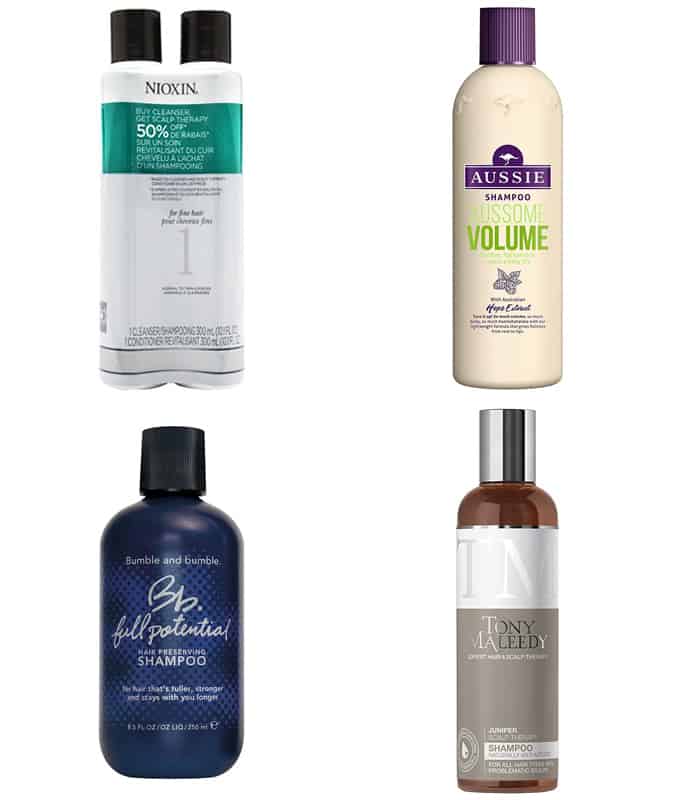 The best hair thickening shampoos