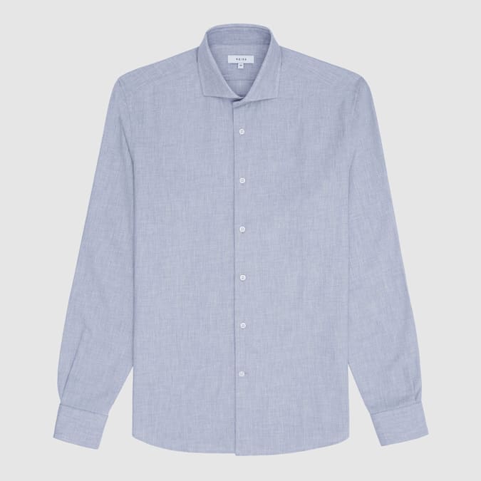 MELROSEN BRUSHED COTTON TWILL SHIRT