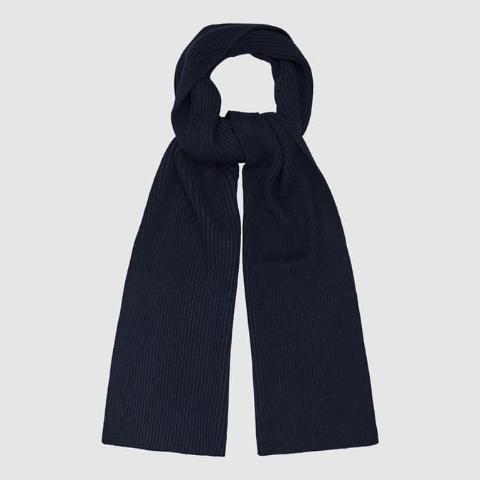 RAFFERTY RIBBED KNITTED SCARF