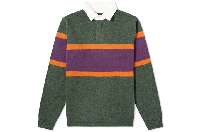 BEAMS PLUS KNIT RUGBY SHIRT