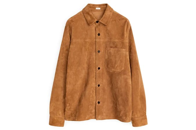 Suede Leather Overshirt