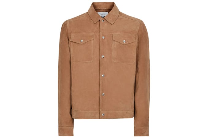 JAGGER SUEDE TRUCKER JACKET