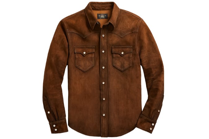 Suede Shirt Jacket