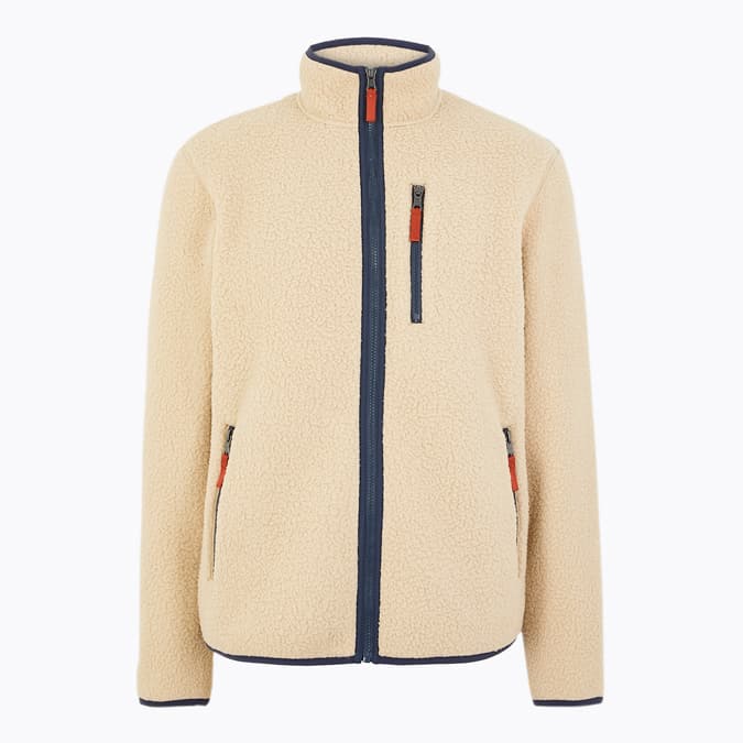 M&S COLLECTION Sherpa Fleece Jacket