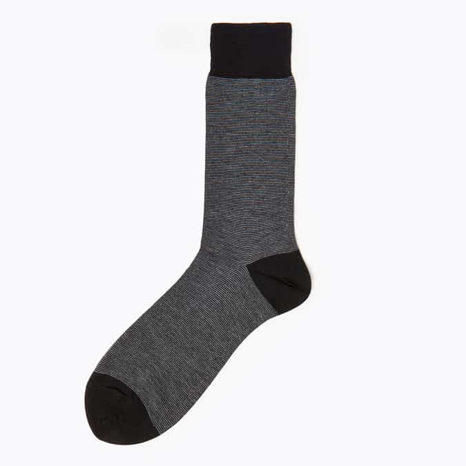 AUTOGRAPH Pima Cotton Striped Smart Socks