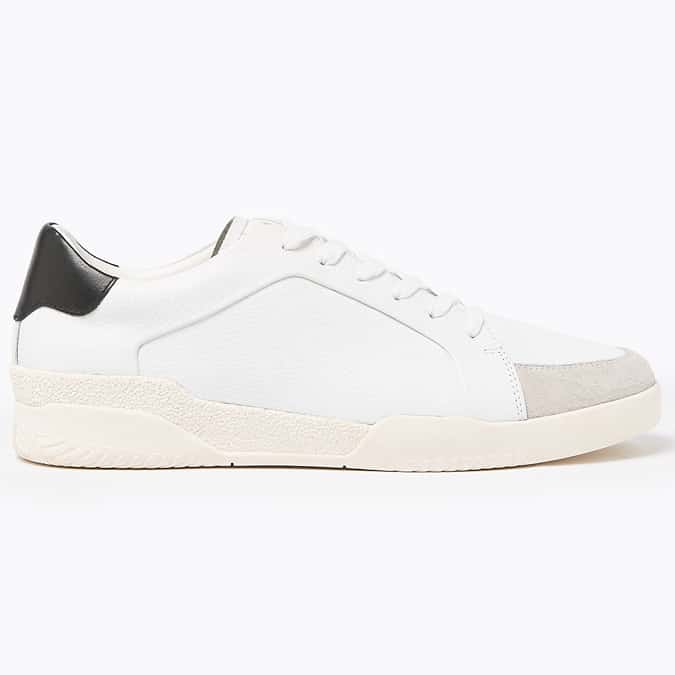 M&S COLLECTION Leather Retro Trainers