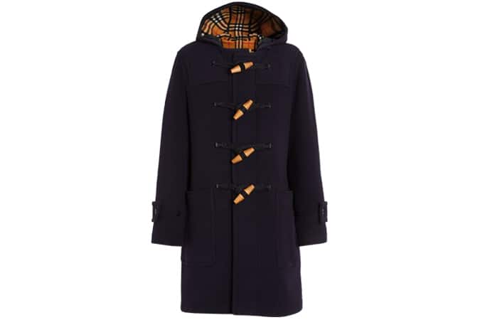 Burberry Wool Blend Duffle Coat
