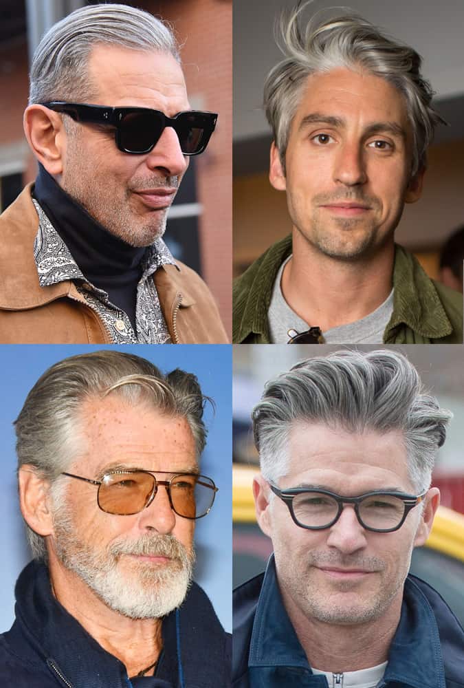 Celebrity Medium Length Grey Hairstyles
