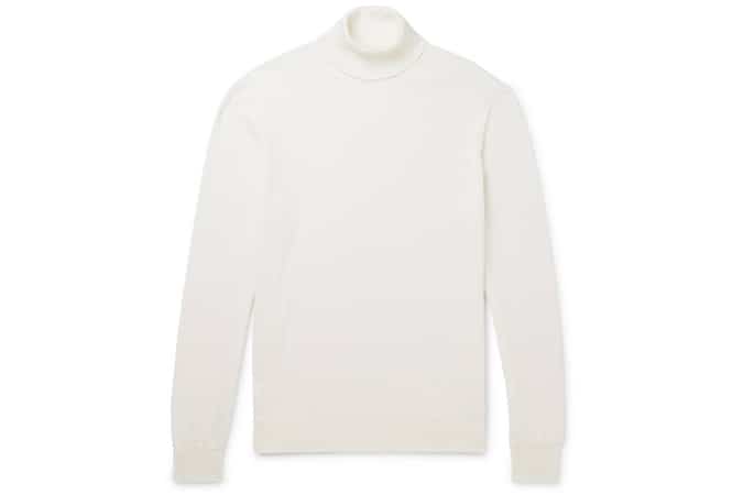 MR P. Slim-Fit Merino Wool Rollneck Sweater
