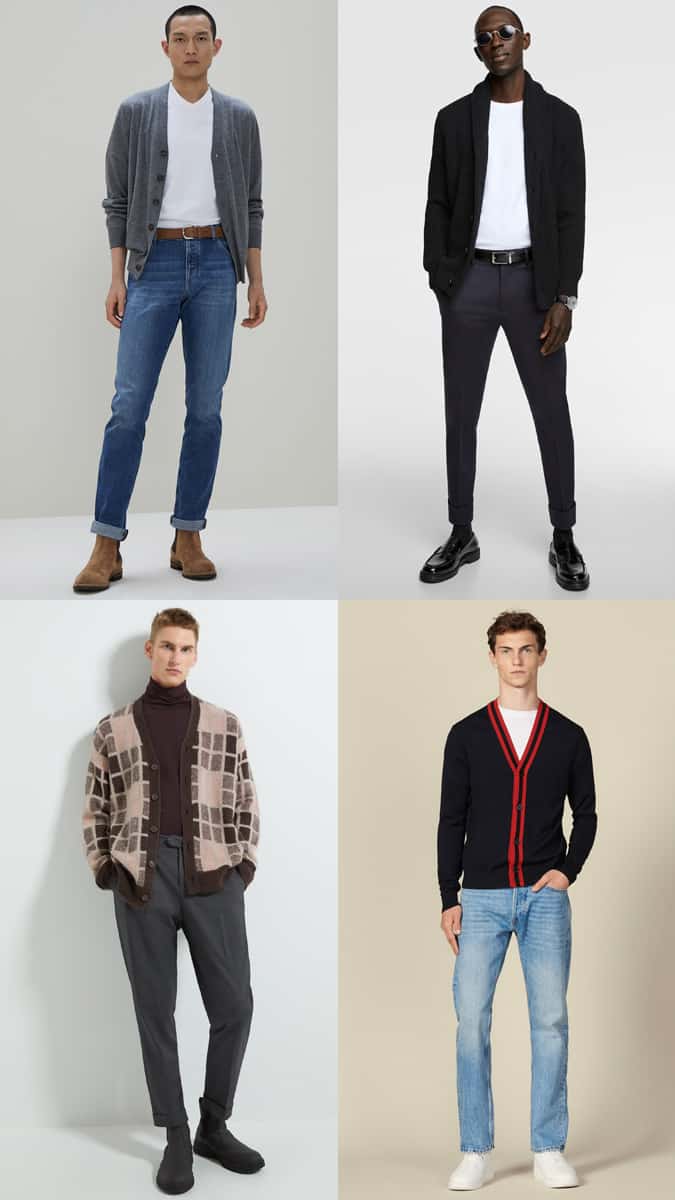 How to wear a cardigan for men