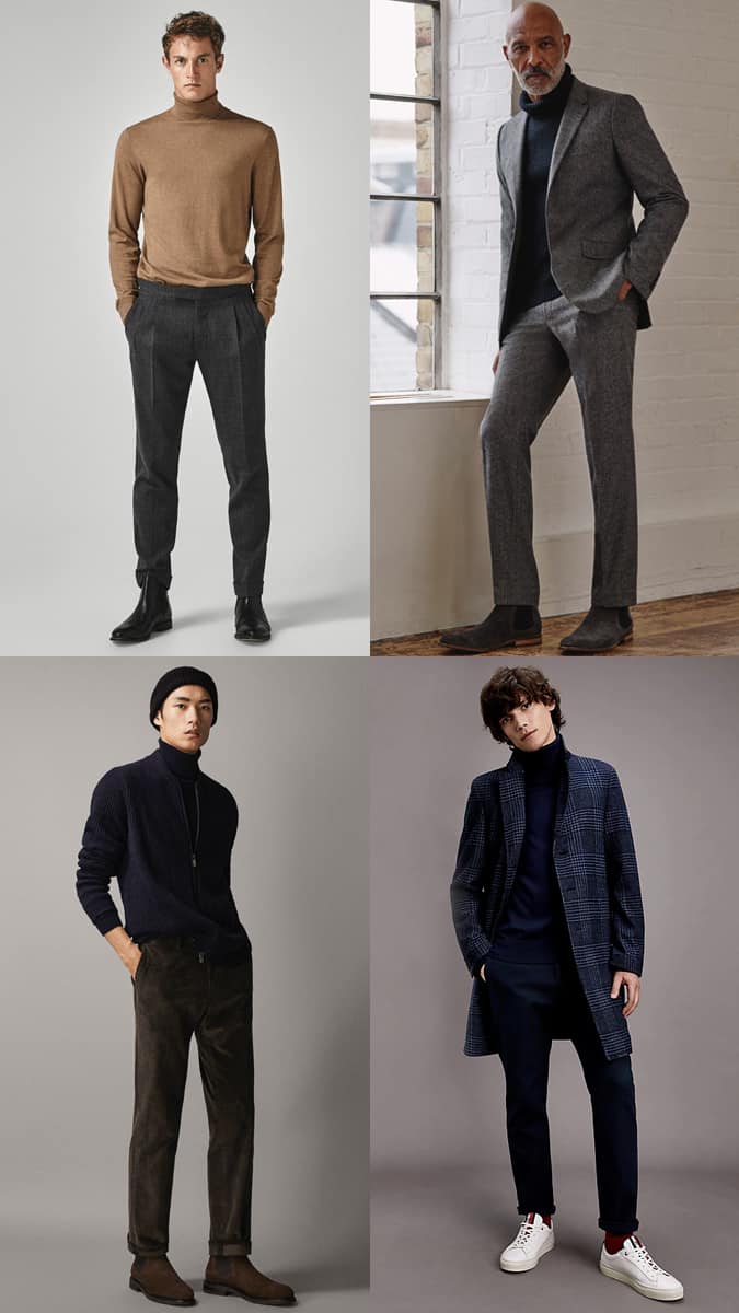 How to wear a roll neck