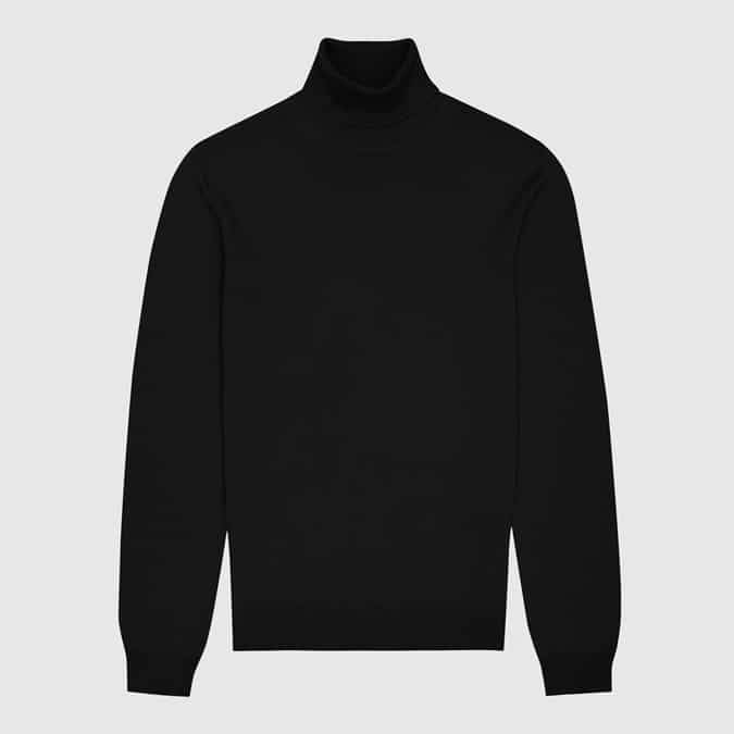 CAINE MERINO WOOL ROLLNECK