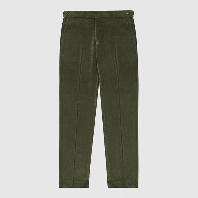 KING SLIM FIT CORDUROY TROUSERS