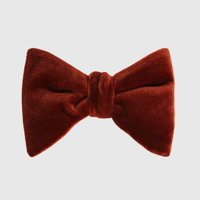 HIKE VELVET BOW TIE