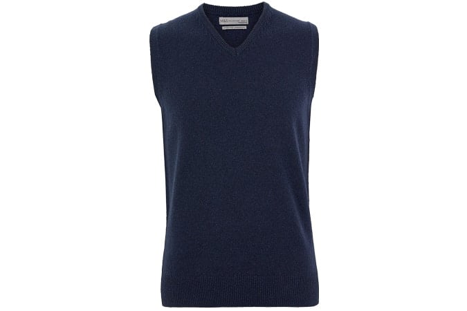 M&S COLLECTION Pure Lambswool Sleeveless V-Neck Men's Sweater Vests