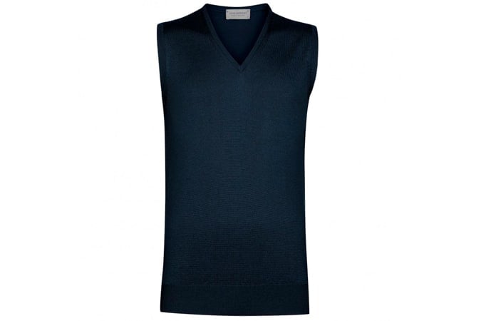Hadfield In Orion Green Sweater Vests