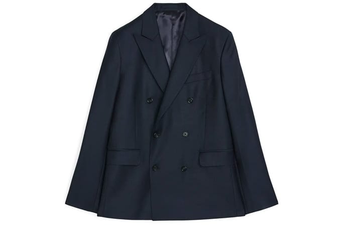 arket Classic Blazer Wool Panama