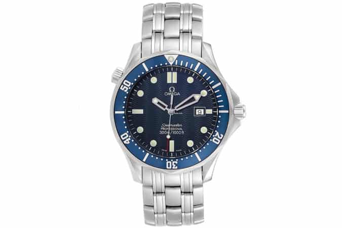 Omega Seamaster 41mm James Bond Blue Dial Steel Watch 2541.80.00