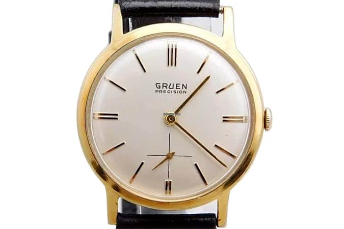 Gruen Precision Vintage 1960's James Bond 007 Pre-Owned Mens Watch