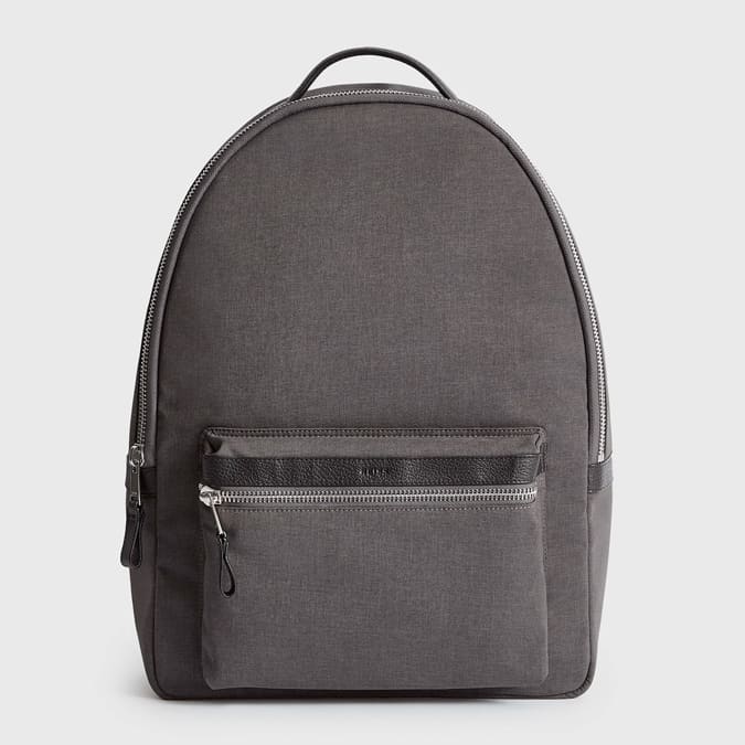 BRONNMAN LEATHER TRIM BACKPACK