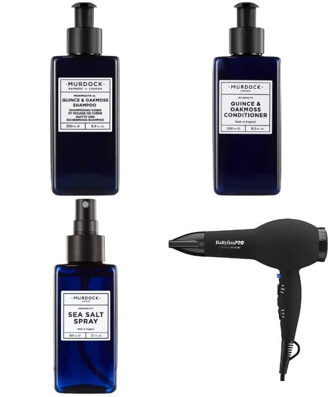 Men's Long Curly Hair Products