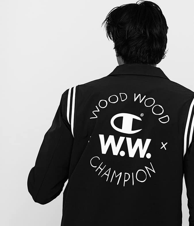 Wood Wood x Champion