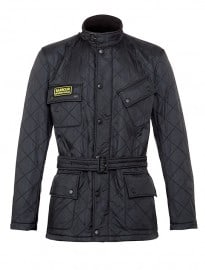 Barbour International Grasstrack Quilted Jacket Black