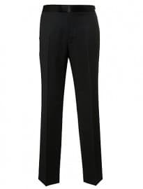 Ted Baker Owlz Wool Tuxedo Trousers Black