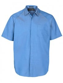 Levis Commuter Short Sleeve Shirt Snorkel Blue Chambray