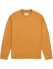 Jigsaw Raglan Crew Neck Cotton Jumper Marigold