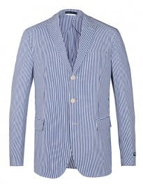Polo Ralph Lauren Seersucker Gilford Sport Coat Blue/white