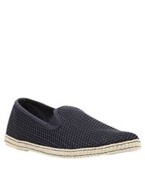 Dune Fence Cotton Espadrilles Navy