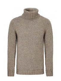 John Lewis & Co. Made In Italy Oversized Roll Neck Jumper