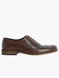 Dune Braker Brogue Leather Shoes