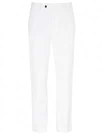 John Lewis Linen Slim Fit Trousers White