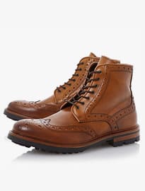 Bertie Cyrus Leather Brogue Boots