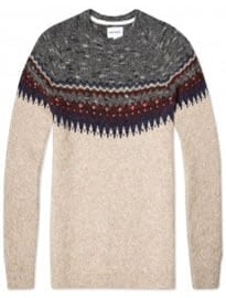 Norse Projects Birnir Fair Isle Alpaca Knit