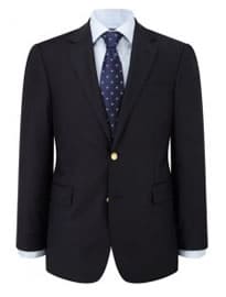 Austin Reed Navy Gold Button Blazer