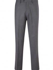 Austin Reed Contemporary Fit Charcoal Flannel Trousers