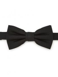 Austin Reed Black Semi Plain Bow Tie