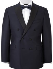 Austin Reed Navy Double Breasted Dresswear Jacket
