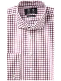 Austin Reed City White Windowpane Check Shirt