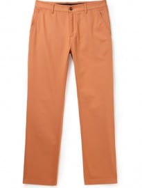 Austin Reed Austin Reed Orange Washed Canvas Slim Fit Chino