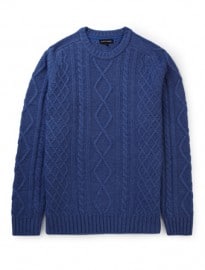 Austin Reed Twist Aran Wool Jumper