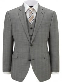 Austin Reed Contemporary Fit Grey Check Jacket