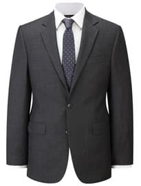 Austin Reed Regular Fit Grey Birdseye Jacket