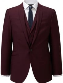 Austin Reed Nick Hart Burgundy Pin Dot Jacket