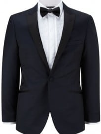 Austin Reed Slim Fit Navy Tuxedo Jacket